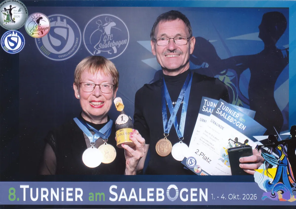 Renate und Olaf Kantorek siegen in der Senioren III D Latein