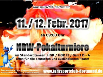Gelb-weisse Tänzer aktiv im Februar: Zu Besuch beim NRW-Pokalturnier in Dortmund
