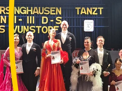 turnierergebnisse: 1. Platz zum Saisonauftakt für Nicole & Alexander Mühlpforte bei Barsinghausen tanzt 2026