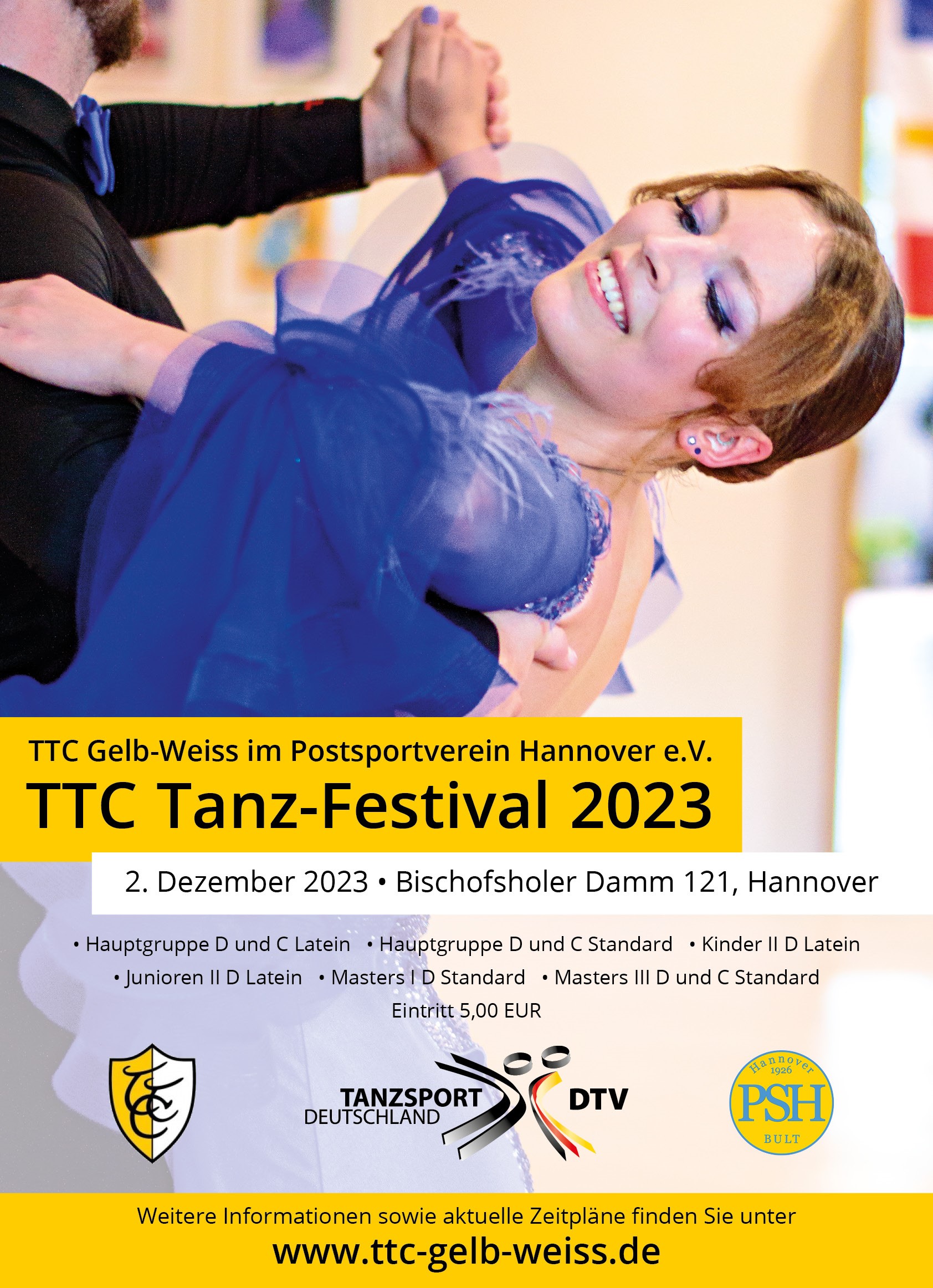 Tanzturnier plakat - DeCember 2023