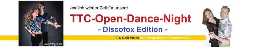 Banner Open Dance Night - Discofox